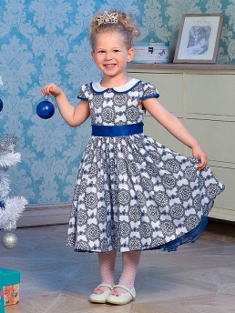 Платье, Perlitta PRA051601, royal blue/white,  PRA051601 синий