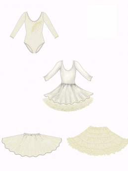 Бальное платье (юбка, подъюбник, боди),  PSHK041103 