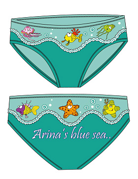 Плавки для девочки Starfish,  GP090902 Starfish голубой