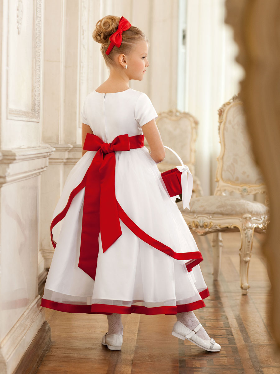 Детское красное платье на выпускной