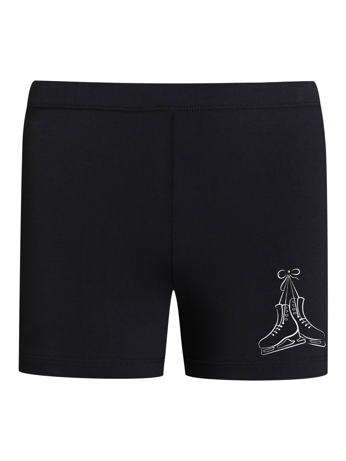 Шорты, SKDS012203B, хлопок, чёрный,  SKDS012203B чёрный