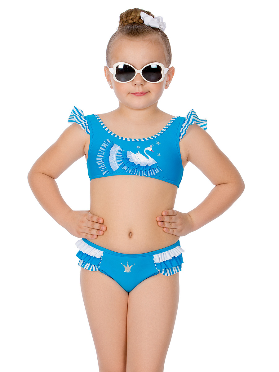 Купальник детский,  GR071803AN голубой