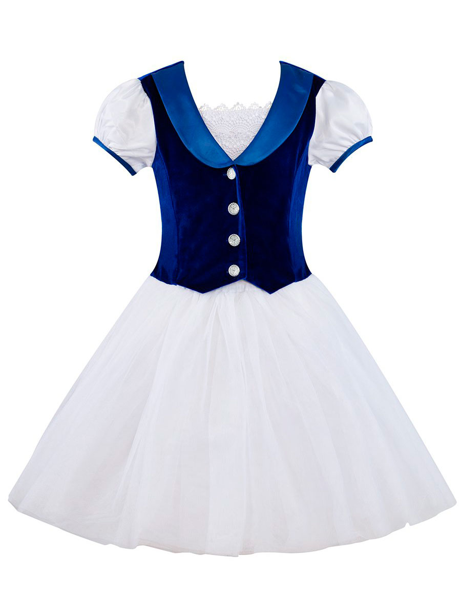 Платье, Perlitta PRA051603, royal blue/white,  PRA051603 синий