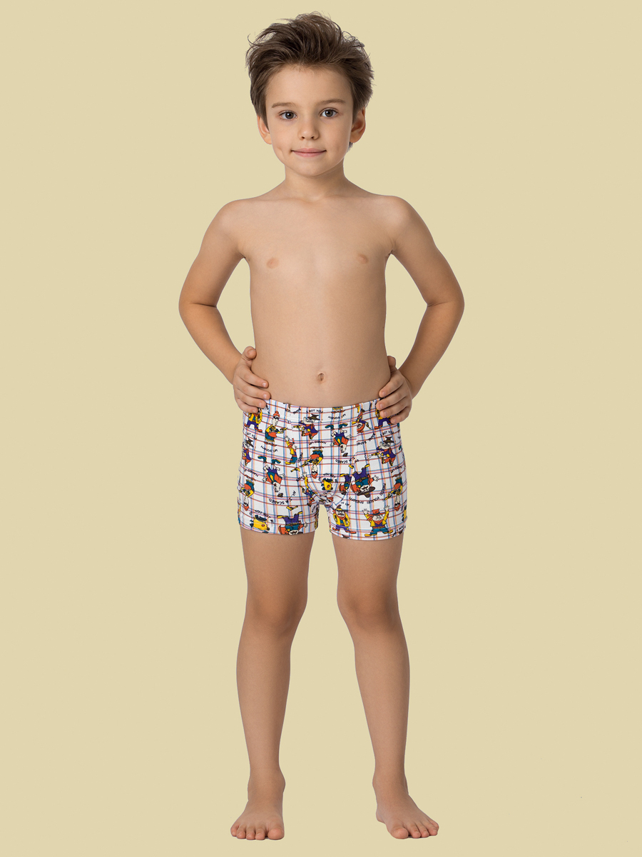 Трусы-боксеры для мальчиков,  BXL461305 белый