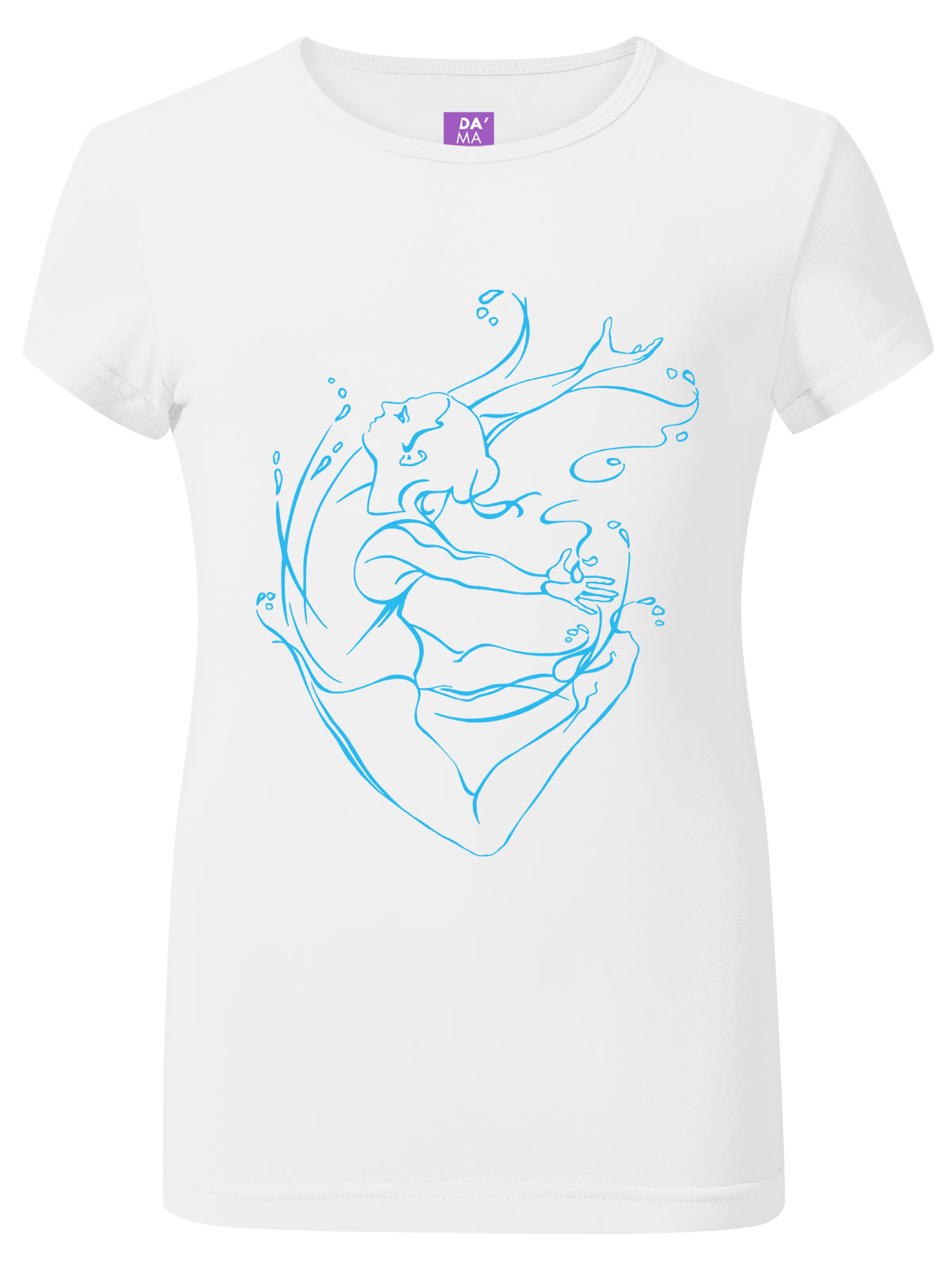 Футболка, FDS011907A, белый,  FDS011907A белый