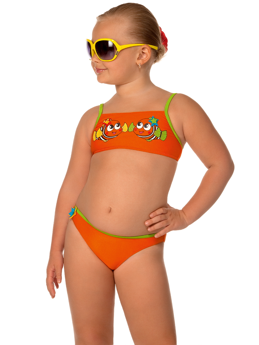 Детский купальник,  GB091204 Segura оранжевый