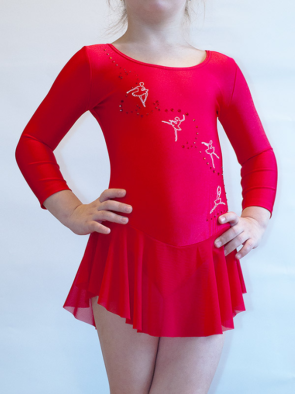 Купальник детский, Arina SGK200827O, красный,  SGK200827O красный