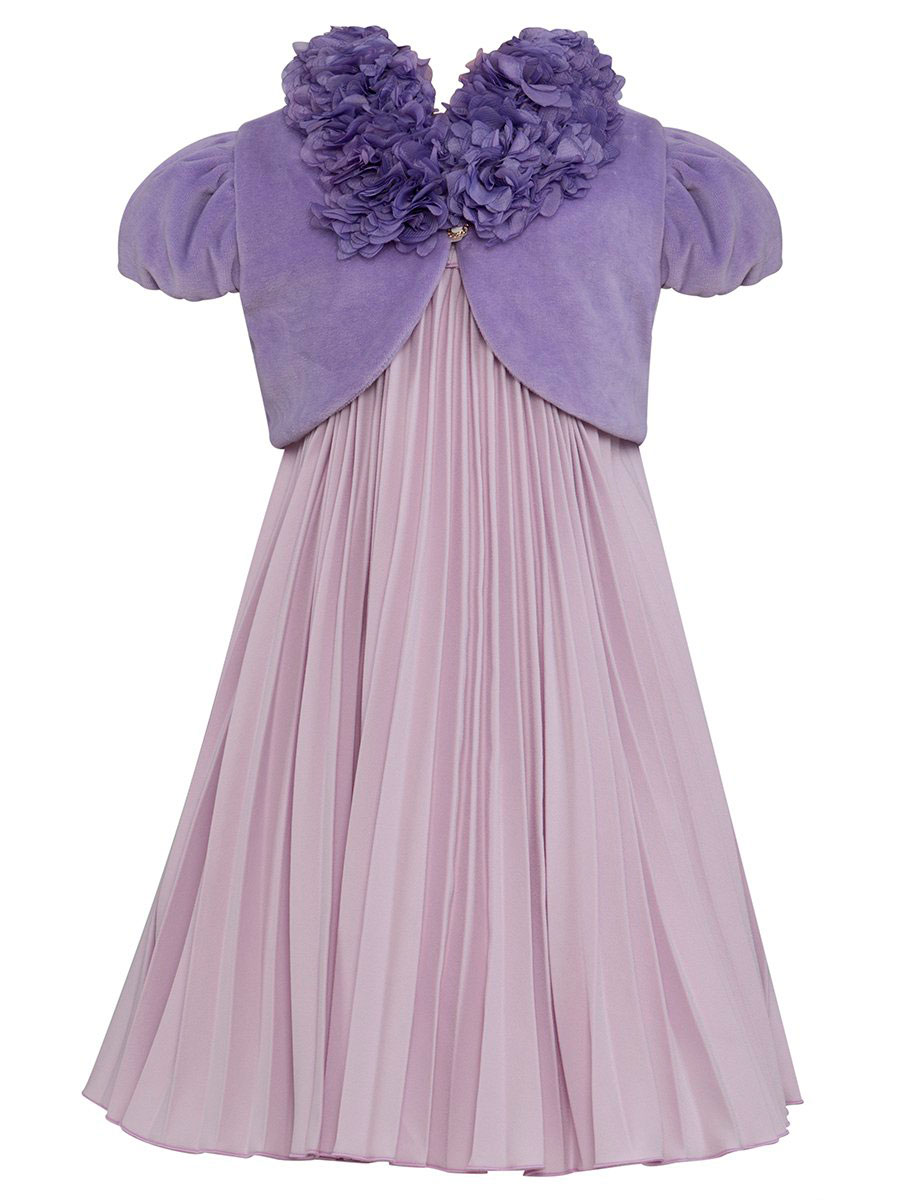 Платье с болеро, Perlitta PRAk061601B, lilac,  PRAk061601B сиреневый