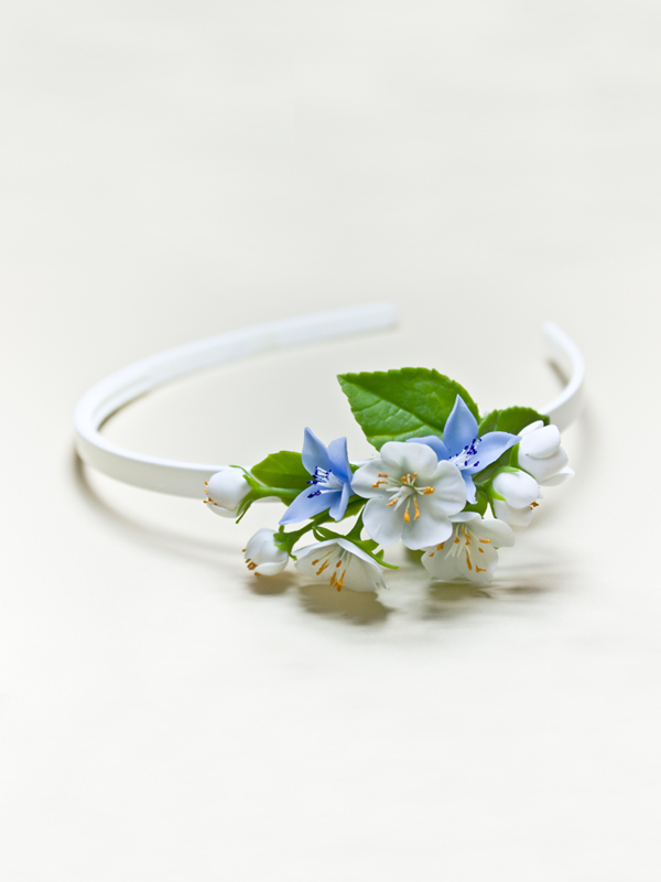 Ободок,  JLS2 белый