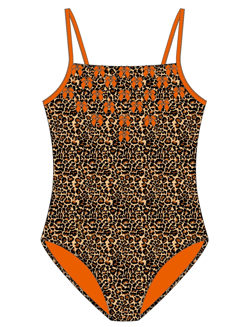 Купальник детский Jassie,  GS021305 AF Jassie коричневый