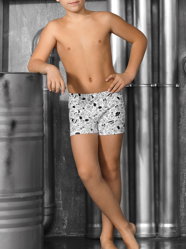 Трусы-шорты детские для мальчиков,  BX381311 белый