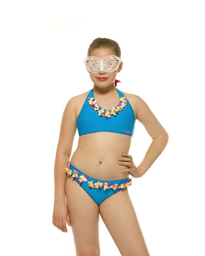 Купальник детский,  GB011111 Festonato голубой