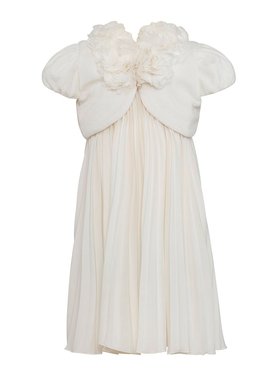 Платье с болеро, Perlitta PRAk061601A, ivory,  PRAk061601A бежевый