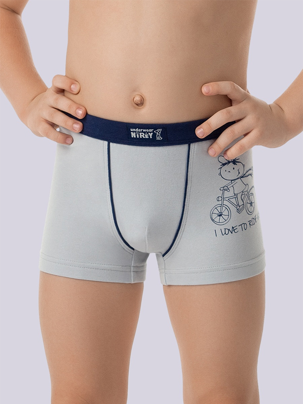 Трусы-шорты для мальчиков,  BX 371315 A серый