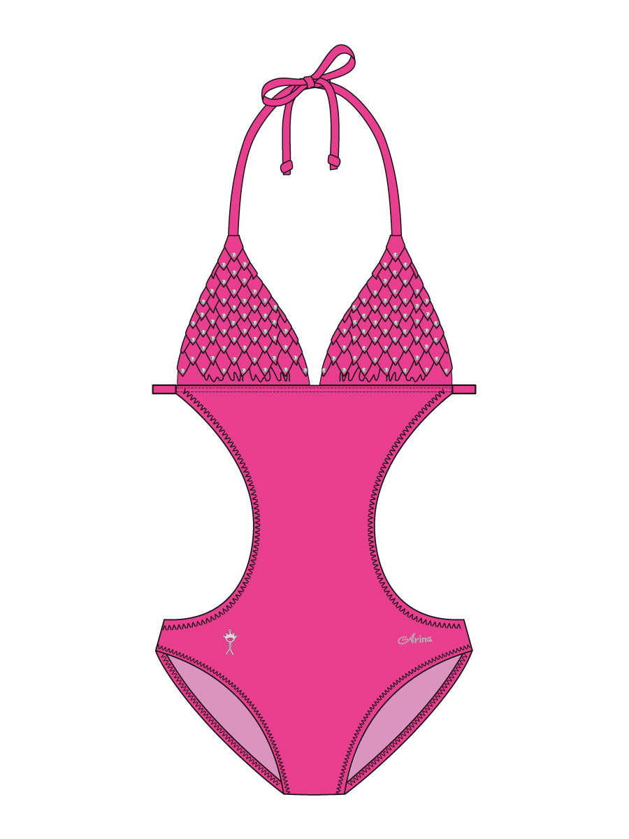 Купальник детский Nadine,  GS011402B AF Nadine розовый