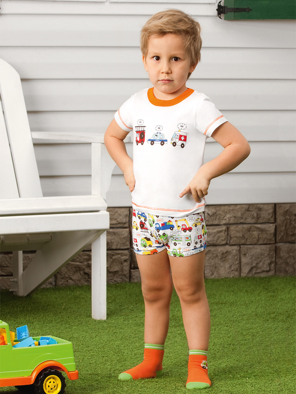 Футболка детская для мальчиков,  BF391308 белый