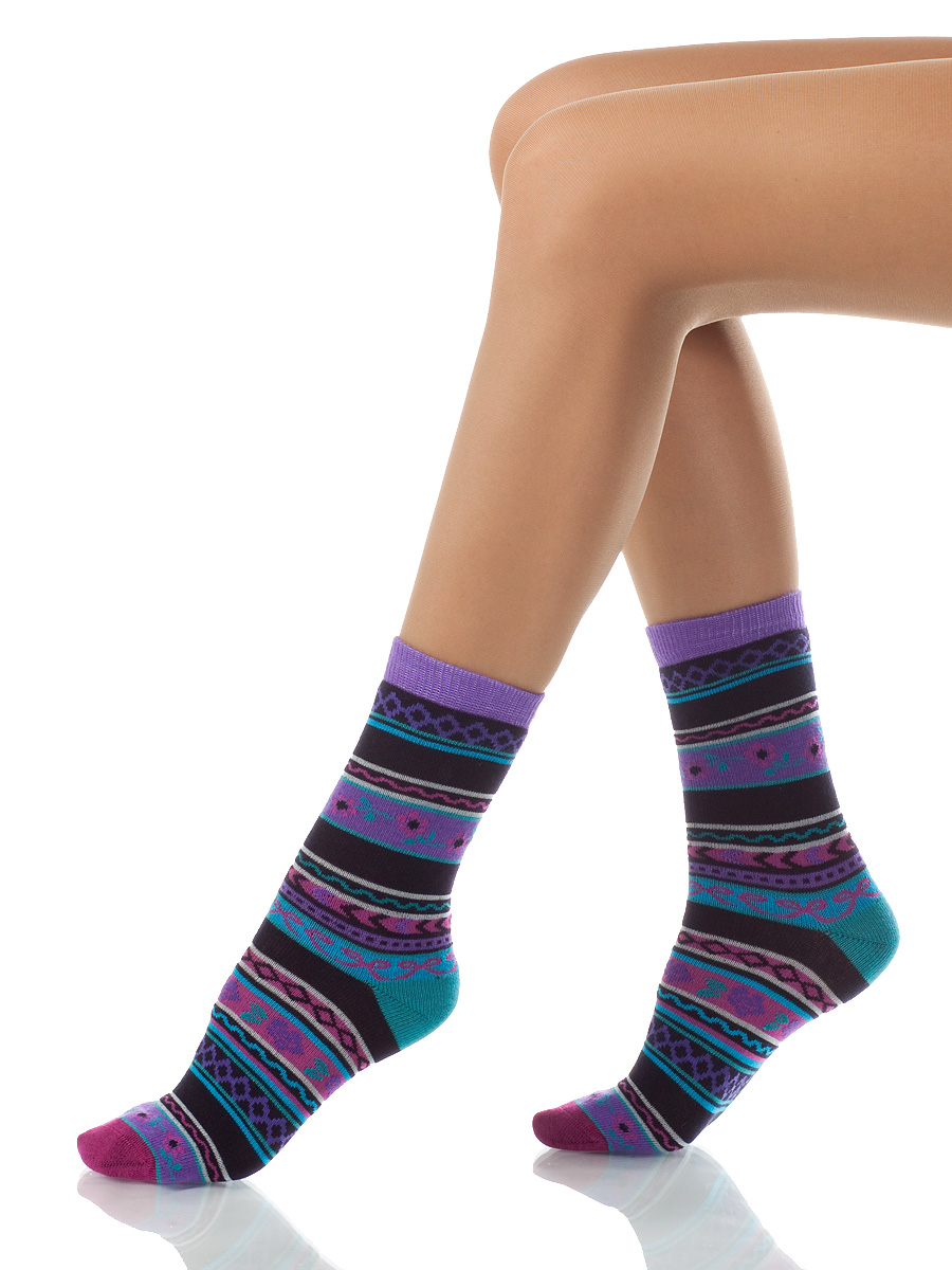 Носки детские, Arina SAK-1227, фиолетовый,  SAK-1227 фиолетовый