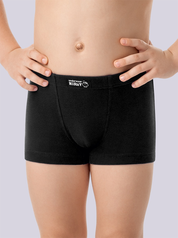 Трусы-боксеры для мальчиков, Nirey BXL371323B, чёрный,  BXL371323B чёрный