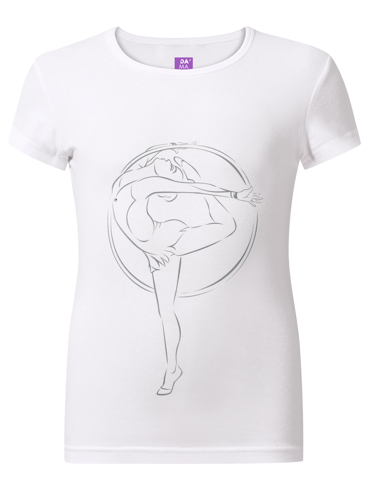 Футболка, FDS011504A, белый,  FDS011504A белый