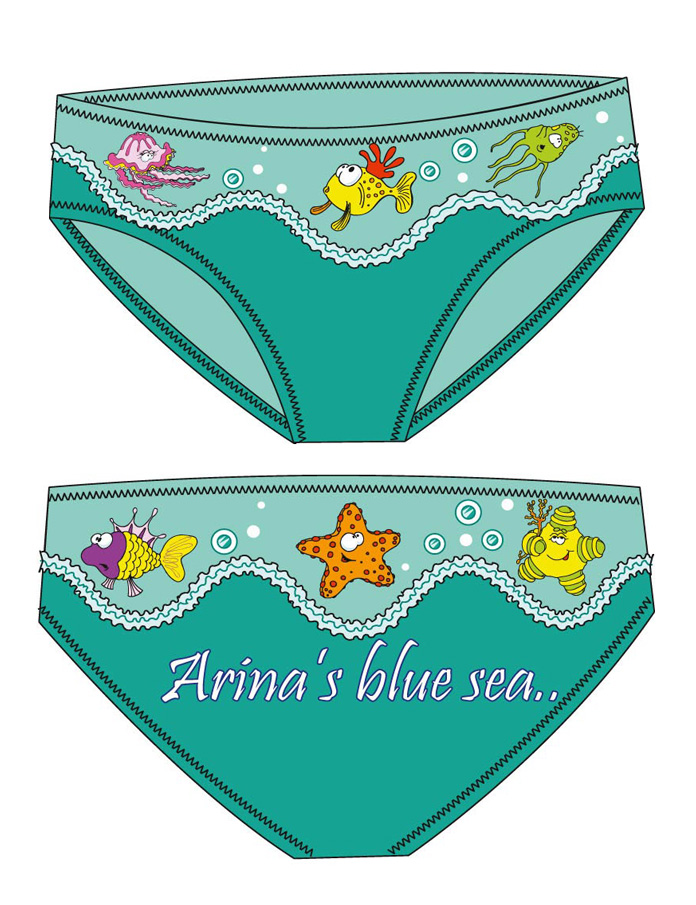 Плавки для девочки Starfish,  GP090902 Starfish голубой