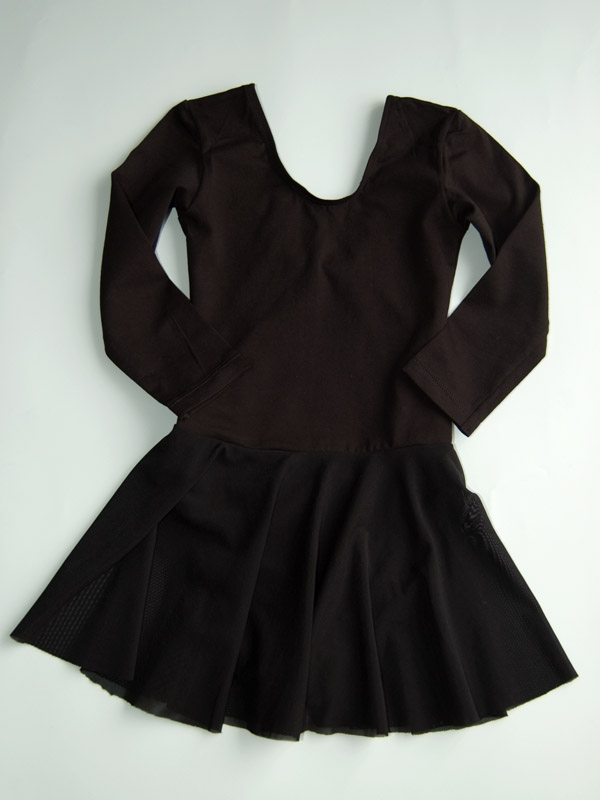 Купальник для хореографии, Solo FD9601-107, чёрный,  FD9601-107 чёрный