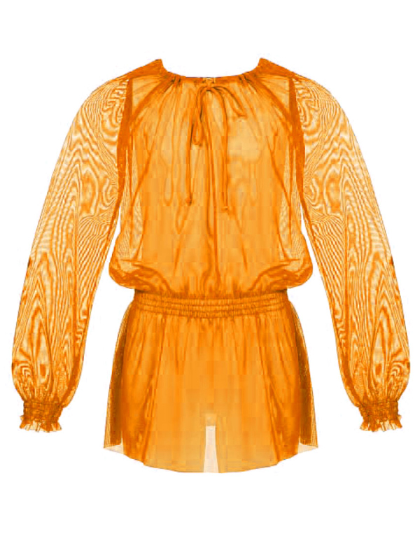 Туника для девочки,  GT121311C оранжевый