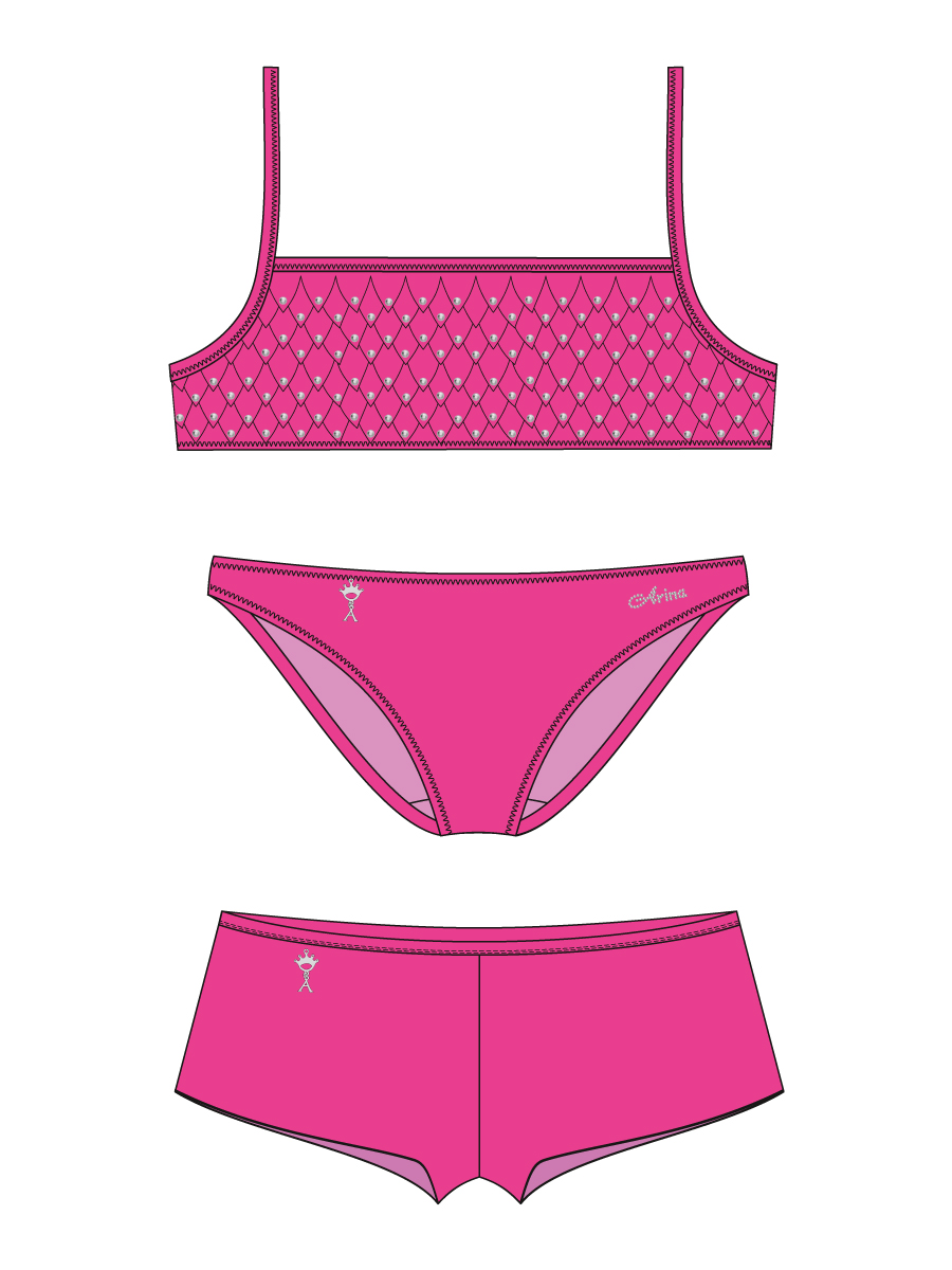 Купальник с шортами Natalie,  GBX011403B AF Natalie розовый