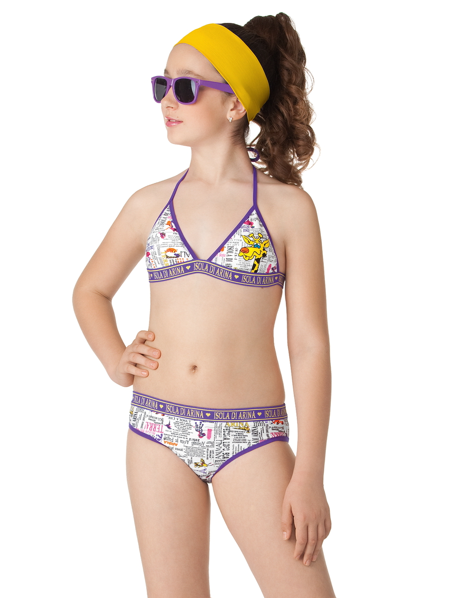 Детский купальник,  GB081301 Bribie белый