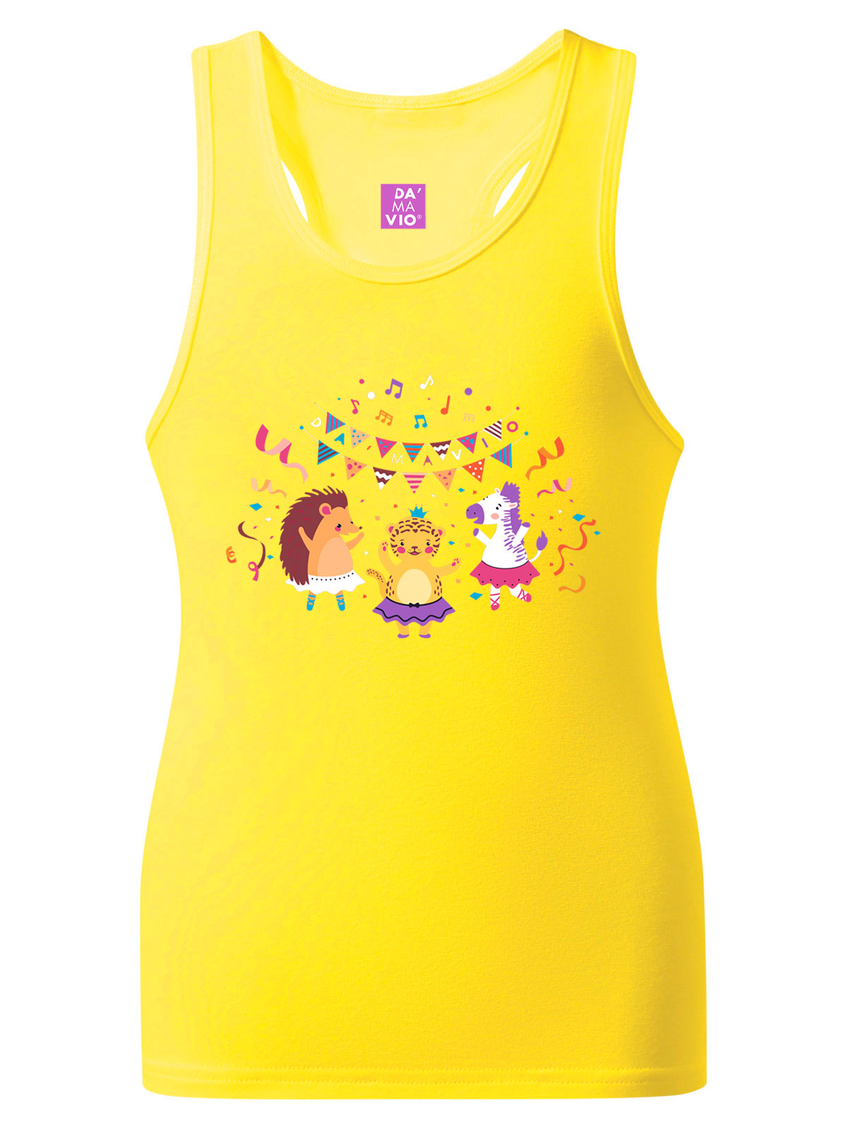 Майка, MDS011903Y, хлопок, жёлтый,  MDS011903Y жёлтый