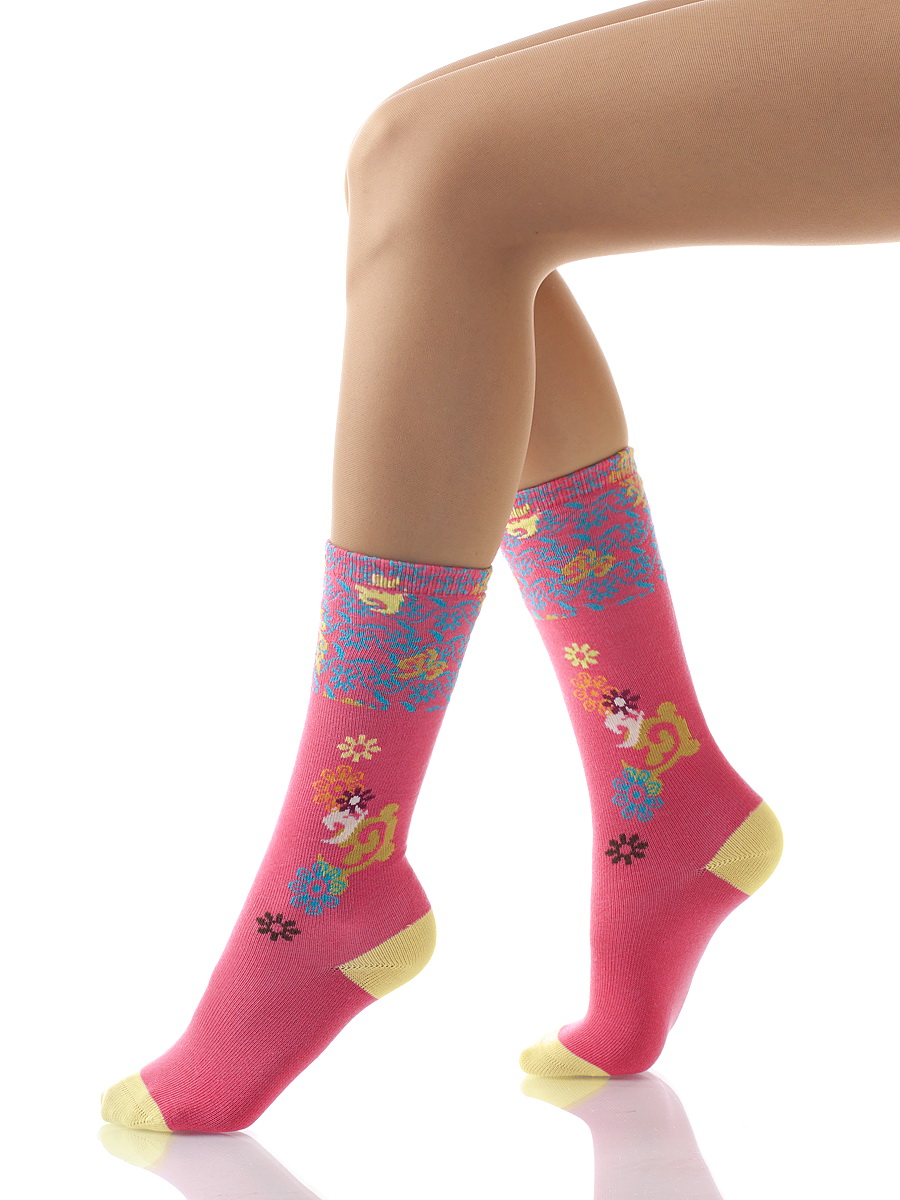 Гольфы детские, Arina SAX-1048, тёмно-розовый,  SAX-1048 розовый