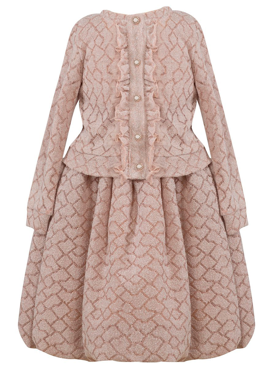 Платье с кофтой, Perlitta PRAk061602B, peach-blossom,  PRAk061602B бежевый