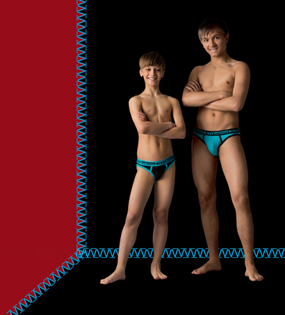 Трусы для мальчика, 2 шт.,  TP9911C чёрный