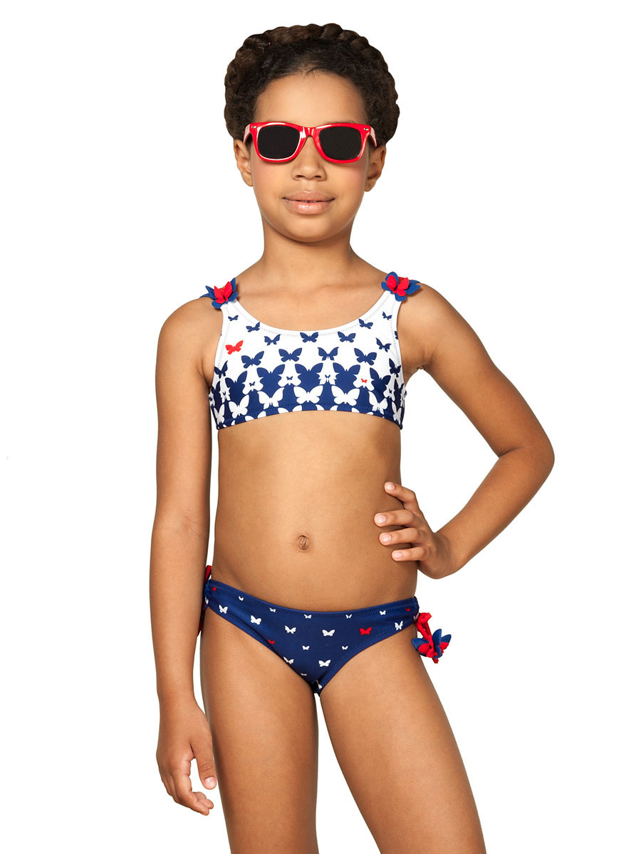 Купальник для девочек,  GB061403 Agilita синий