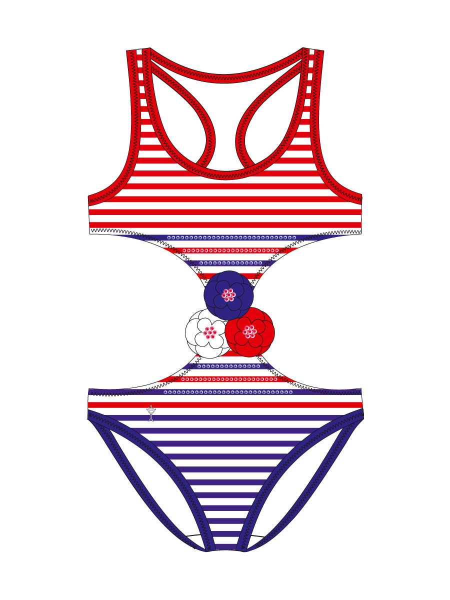 Купальник детский Silvania,  GS021404 AF Silvania синий