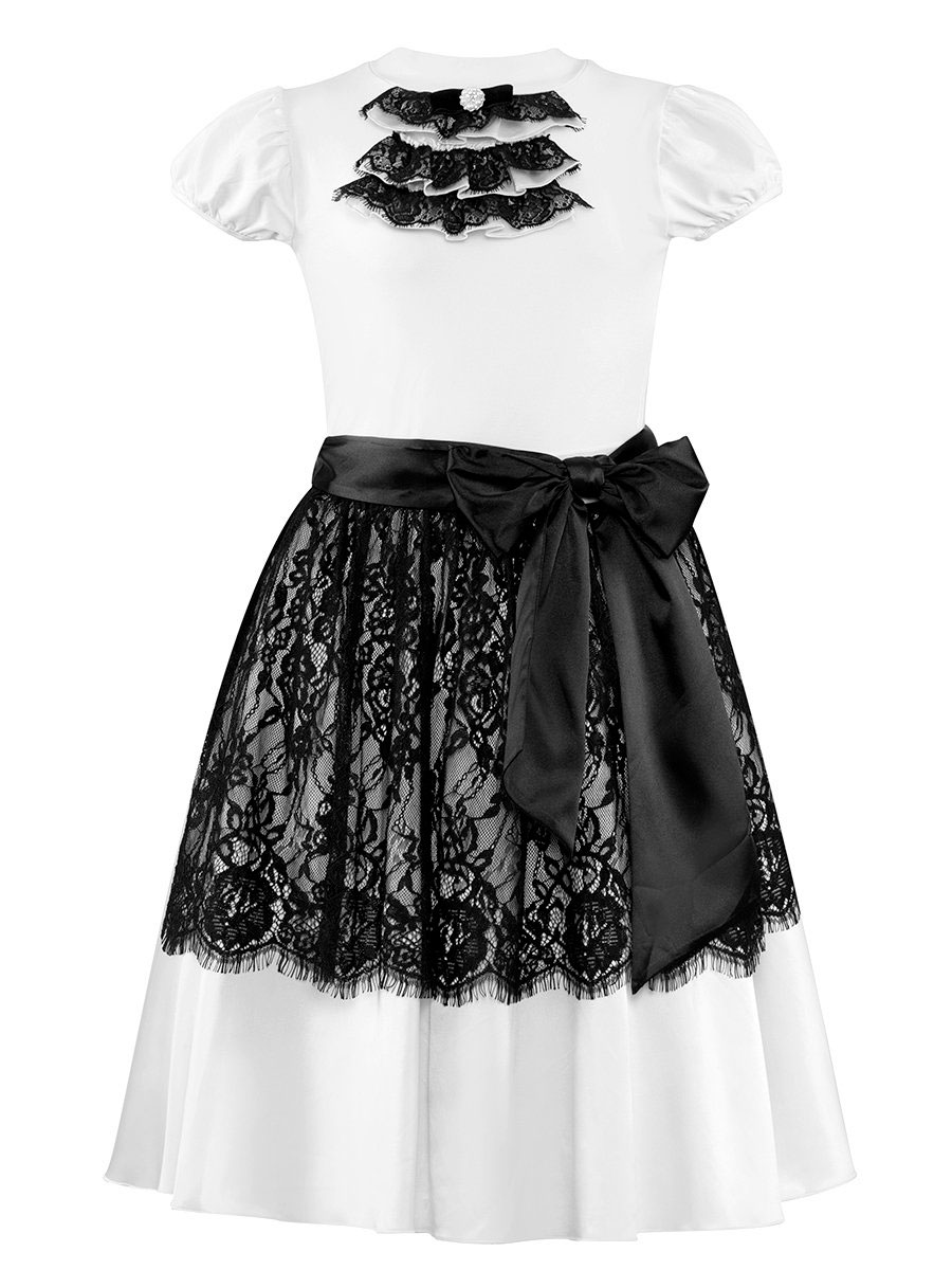 Топ с юбкой, Perlitta PRGk061615А, white,  PRGk061615А белый