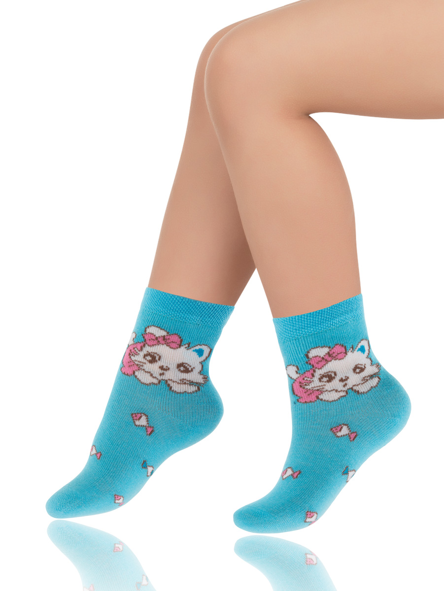 Носки детские, Arina SAK-14216, голубой,  SAK-14216 голубой