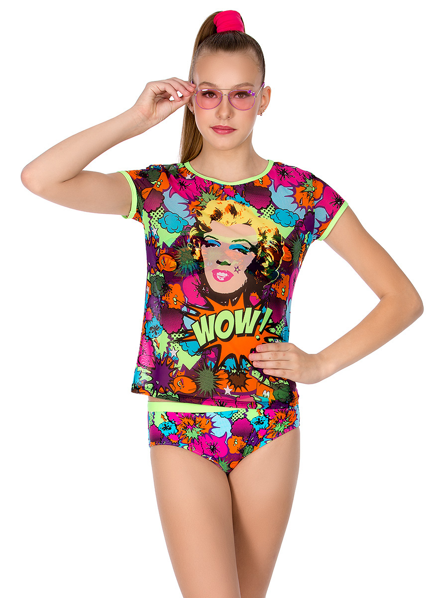 Футболка,  YF111806AN разноцветный