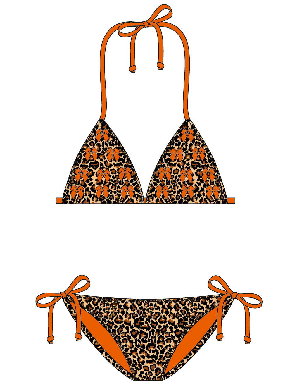 Купальник детский Julia,  GB021301 AF Julia коричневый