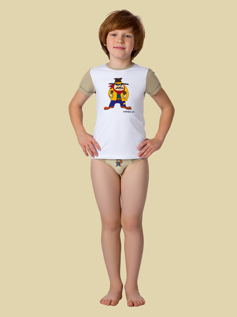 Футболка, Nirey BF461308, светло-коричневый/белый,  BF461308 белый