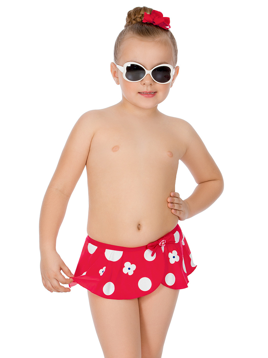 Плавки для девочки,  GP031801AN красный