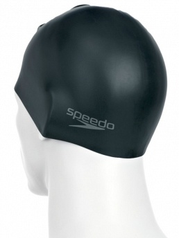 Шапочка для плавания (силиконовая), Speedo 8-709849097, black,  8-709849097 чёрный