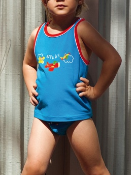 Майка для мальчика,  ABBM311110 синий