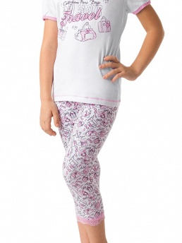 Лосины детcкие для девочек,  AGL421313 розовый