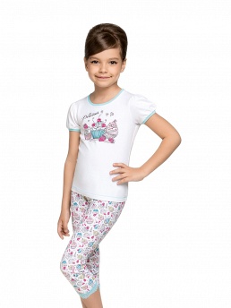 Лосины для девочек,  AGL431315 белый