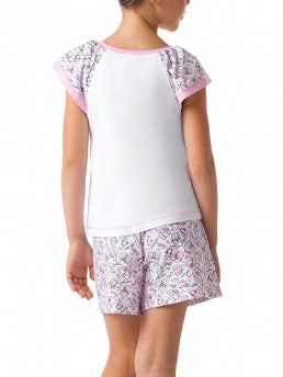 Пижама детская для девочек,  AGXP421310 белый