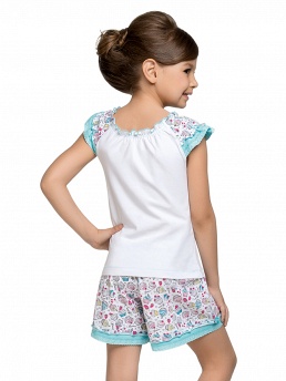 Пижама для девочек,  AGXP431311 белый