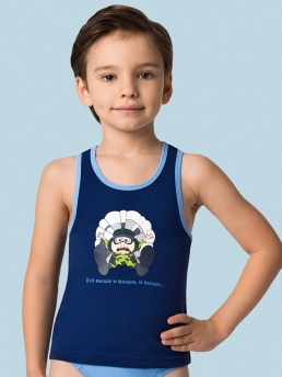 Майка-борцовка, Nirey BBM441307, navy,  BBM441307 синий