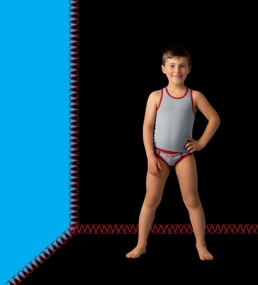 Майка с трусами,  BBS9905D серый