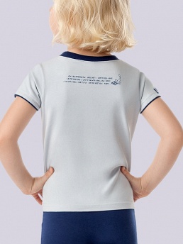 Футболка для мальчиков,  BF 371318 A серый