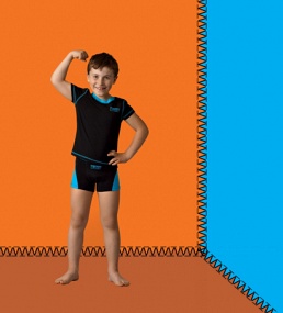 Футболка, Nirey BF9907C, черный/бирюза,  BF9907C чёрный